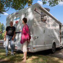 IMG_0174 31/07/2018 - Voilà ce que les voyages nous réservent, entre-autres, de belles rencontres comme celle avec Alfredo, un italien vivant en Belgique. Surprise...